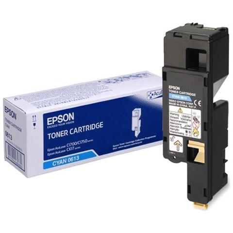 C13S050613 Toner Originale Ciano per AcuLaser C1700 / C1750N Capacità 1400 Pagine - Foto 7