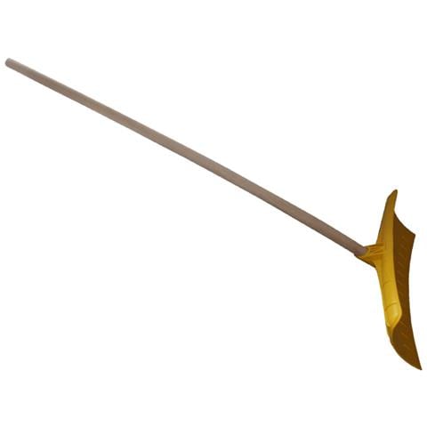 Spingineve Fisso In Polipropilene Cm. 60 X120 Con Manico In Legno Da Cm. 140. Made In Italy - Foto 1