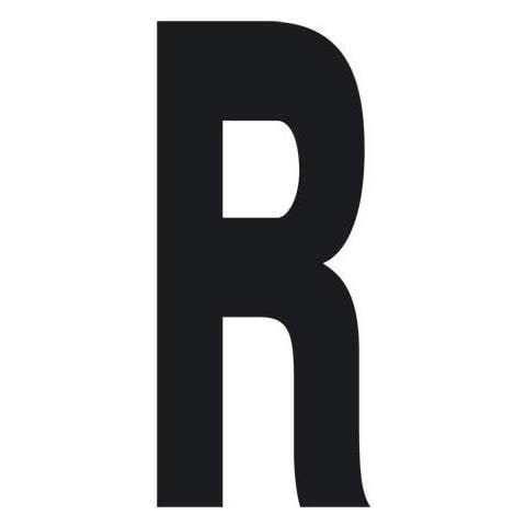 Letterarades. T-6 8x3,5 Cm Nera - Foto 2