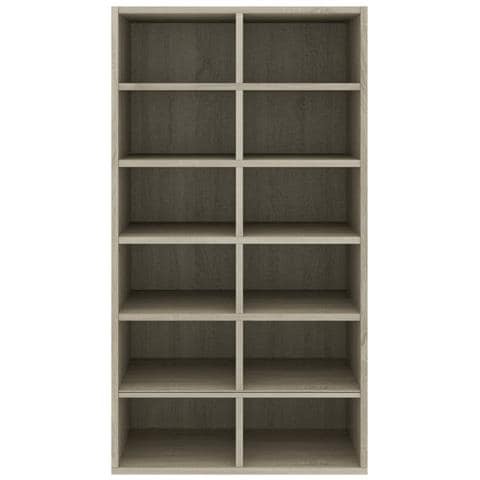 Scarpiera Rovere Sonoma 54x34x100,5 cm in Legno Multistrato - Foto 5