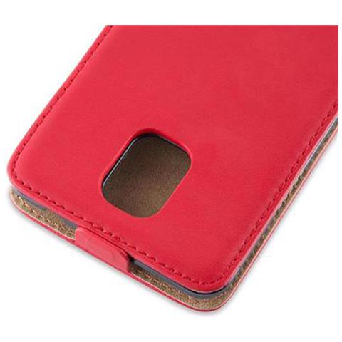 Custodia Compatibile Con Samsung Galaxy Note 4 In Rosso Chili - Coperchio Protettivo In Design Flip Realizzato In Finta Pelle Liscia - Foto 6