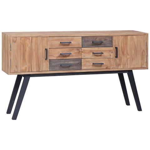 Madia 110x30x75 cm in Legno Massello di Teak - Foto 1