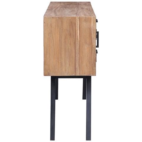 Madia 110x30x75 cm in Legno Massello di Teak - Foto 9