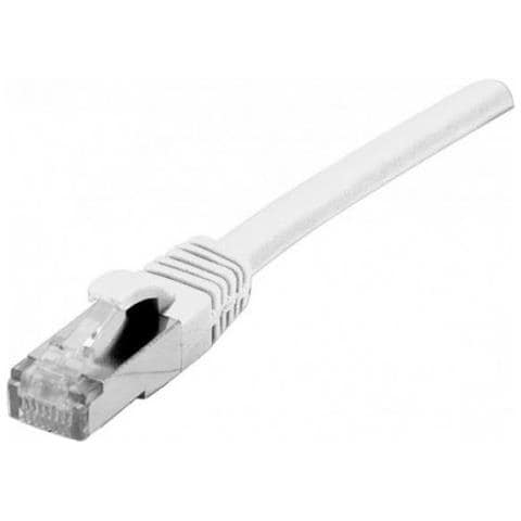 Patch Cord Rj45 Cat. 6a F / utp Lszh Snagless White- 1 M Full Copper - Foto 1