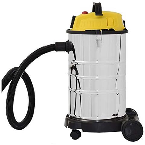 Vc-2000w-30l-r Blizzard - Aspirapolvere A Umido E A Secco, In Acciaio Inox, Con Presa, Chiusura Rapida In Metallo - Foto 2