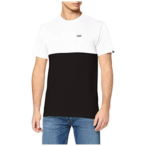 Vans Colorblock Tee T-shirt, Multicolore (nero / bianco Y28), Large Uomo - Foto 1