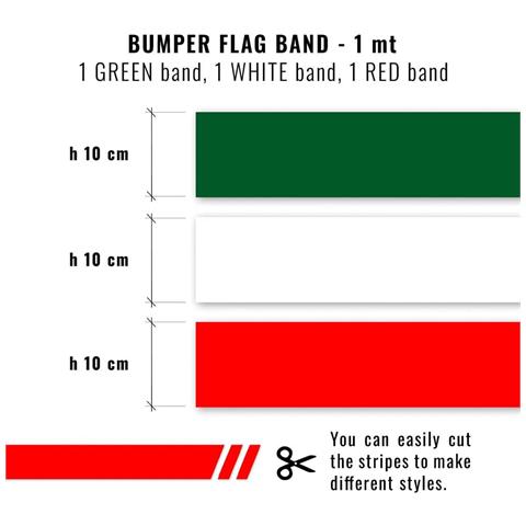 Stripes Strisce Adesive Tricolore Italia Per 500 Abarth - Foto 2