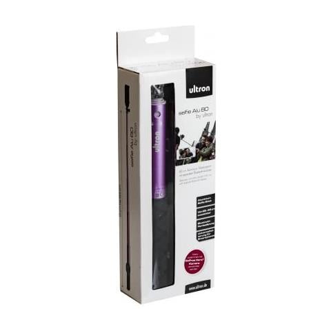 Alu 80 bastone per selfie Universale Nero, Rosa - Foto 2