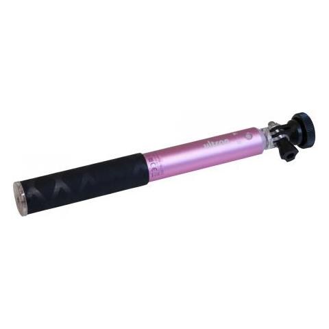 Alu 80 bastone per selfie Universale Nero, Rosa - Foto 1