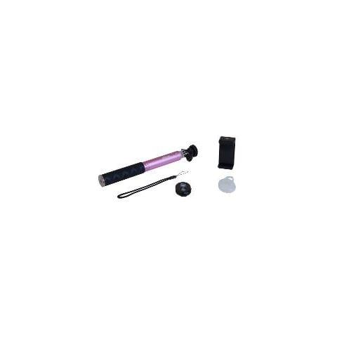Alu 80 bastone per selfie Universale Nero, Rosa - Foto 3