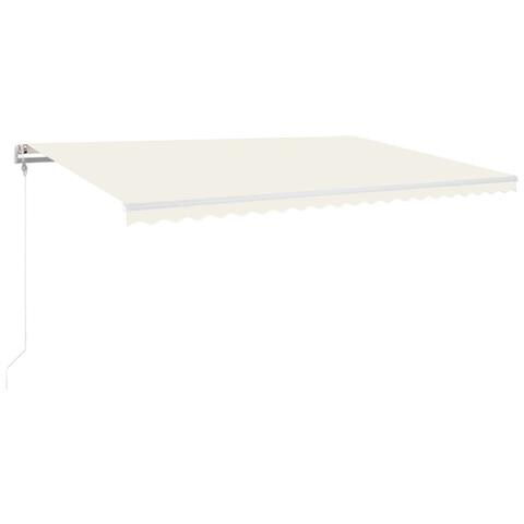 Tenda da Sole Retrattile Automatica 500x300 cm Crema - Foto 1