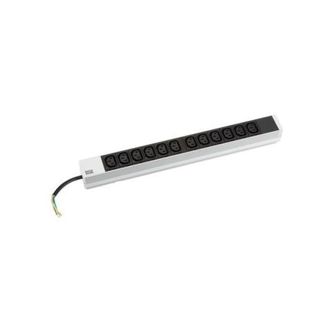 333.830 12AC outlet (s) 1U Nero, Grigio unità di distribuzione dell'energia (PDU) - Foto 1