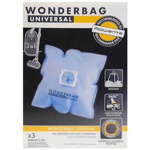 WB403120, Aspirapolvere cilindrica, Sacchetto per la polvere, Blu, Microfibra, X-TREAM POWER ALLERGY, SILENCE FORCE COMPACT, SILENCE FORCE EXTREME - Foto 1