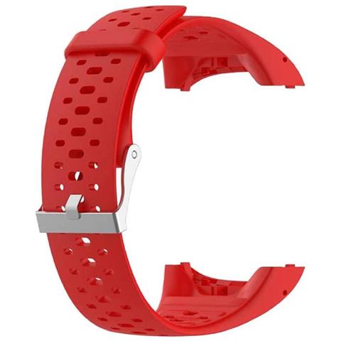Cinturino Per Orologio Da Allenamento Polar M400 / M430 In Silicone Rosso - Foto 19