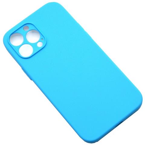 Custodia Tpu Silicone Lite Cover Soft-case Per Apple Iphone 13 Pro Max Light Blu - Foto 1