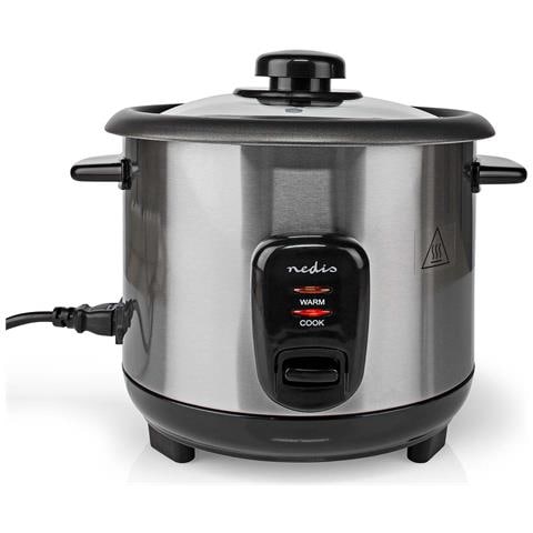 Cuoci Riso con Capacità 1 Litro In Acciaio Inox Satinato Potenza 400 W Colore Nero - Foto 1