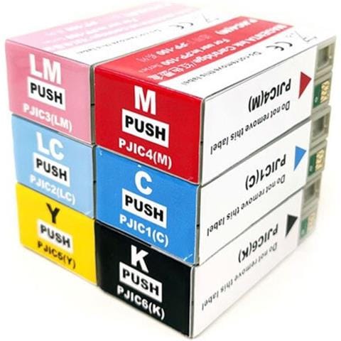 Cartuccia Jic6bk Nero C13s020452 Compatibile Per Epson Discproducer Pp 100,pp 50 Capacita' 28ml - Foto 1