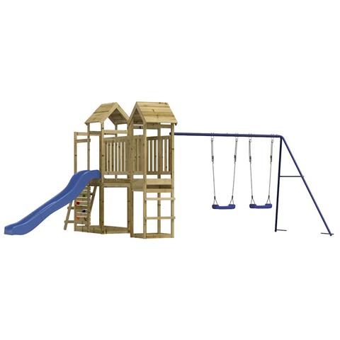 Set da Gioco da Esterno in Legno di Pino Impregnato - Foto 1