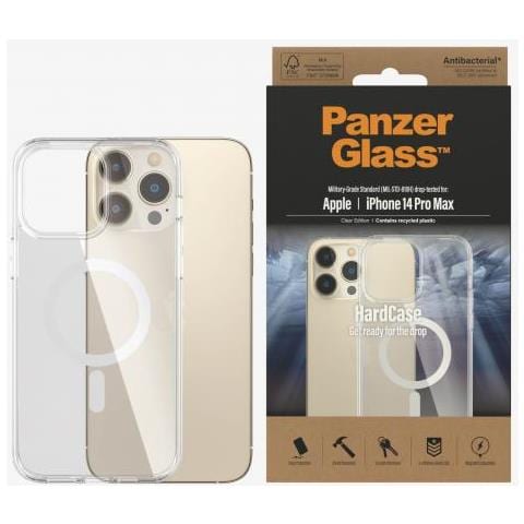 Hardcase Magsafe Transparent Custodia 17 Cm (6.7"") Cover Trasparente per iPhone 14 Pro Max - Foto 2