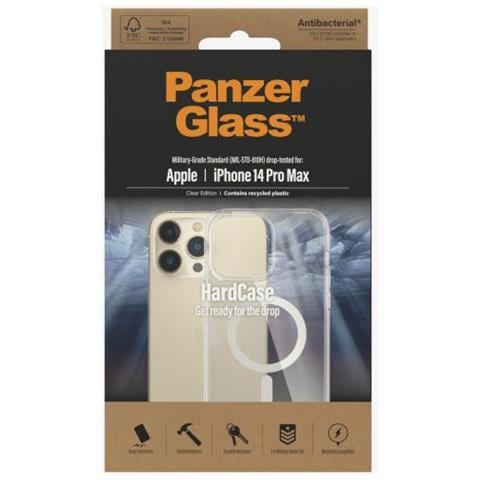 Hardcase Magsafe Transparent Custodia 17 Cm (6.7"") Cover Trasparente per iPhone 14 Pro Max - Foto 3