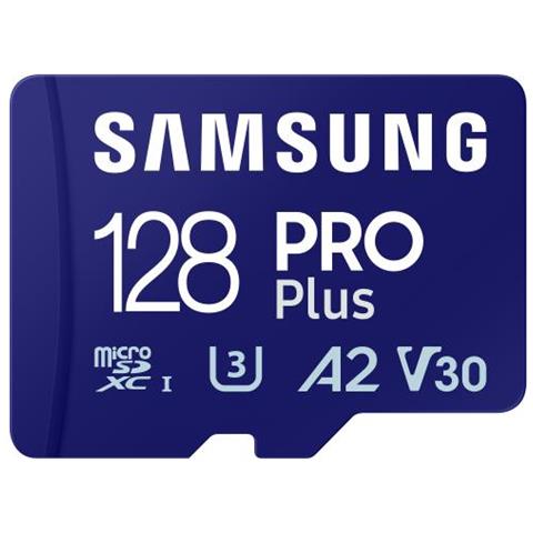 Samsung Pro Plus Microsd Memory Card 128gb (2023), Usb Card Reader Incluso - Foto 1