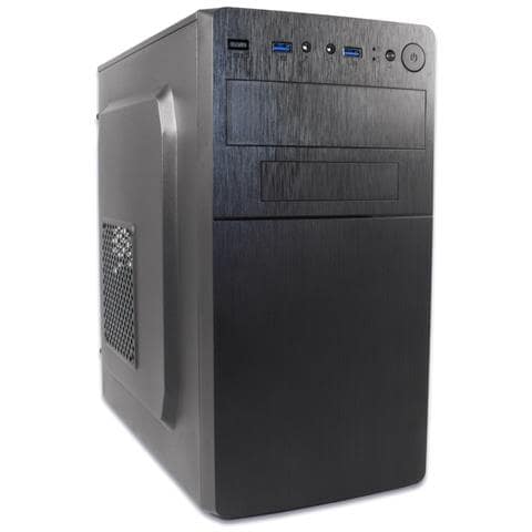 Case MPC-28 Midi Tower Micro ATX Mini ITX Alimentazione 500 W 2 Porte USB 3.2 Colore Nero - Foto 1