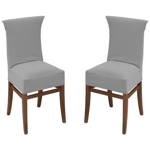 Coppia Coprisedia Con Schienale Antimacchia In Tinta Unita Modello Easy Sassi - Foto 1