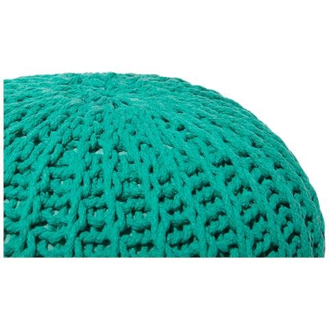 Pouf Conrad Cotone Verde Smeraldo - Foto 6