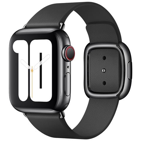 Cinturino Per Apple Watch 38mm In Vera Pelle, Nero - Foto 1