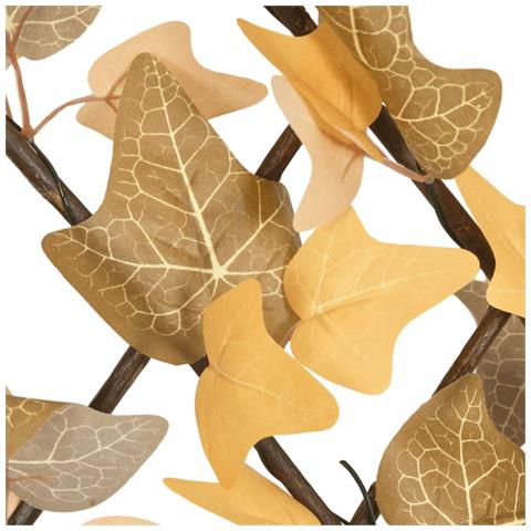 Traliccio Foglie Acero Artificiale Espandibile Arancione 180x30 - Foto 2