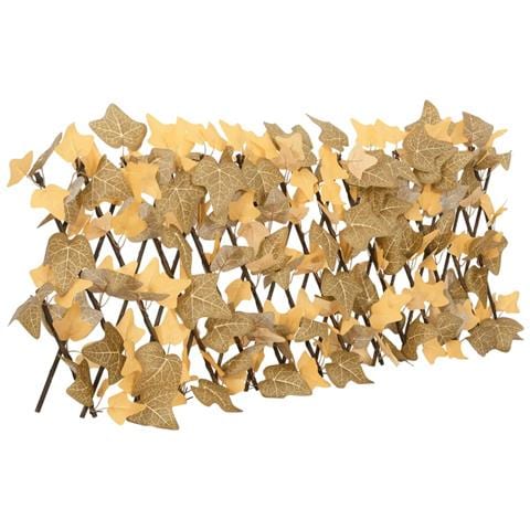 Traliccio Foglie Acero Artificiale Espandibile Arancione 180x30 - Foto 1