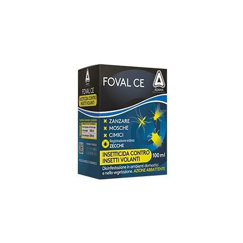 Insetticida A Flacone Concentrato Per Mosche Zanzare E Formiche Kollant Foval Adama - 100 Ml - Foto 1