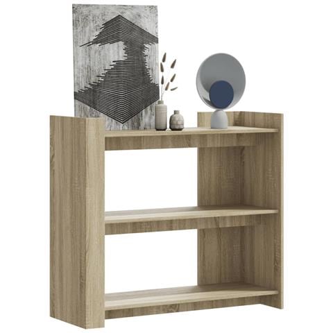 Tavolo Consolle Rovere Sonoma 100x35x90 Cm In Legno Multistrato - Foto 1