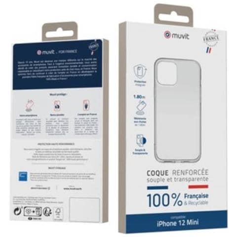 Cover Per Iphone 12 Mini Flessibile Rinforzata Anti-urto, Trasparente - Foto 2