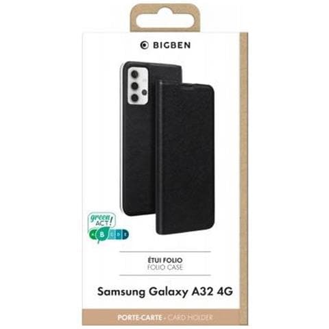 Custodia Per Galaxy A32 4g Folio Con Portacarte E Supporto Video, Nero - Foto 4