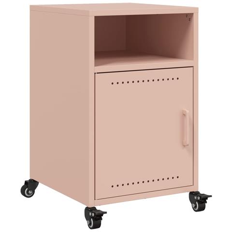 Comodini 2 pz Rosa 36x39x59 cm in Acciaio - Foto 2