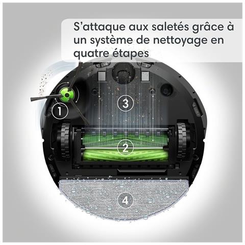 i517240 Robot Aspirapolvere e MOP Combo i5 Colore Nero - Foto 4