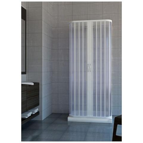Box Doccia Con Apertura Centrale In Pvc Brixo Modello Orca 80 X 80 X 80 Cm. - Foto 1