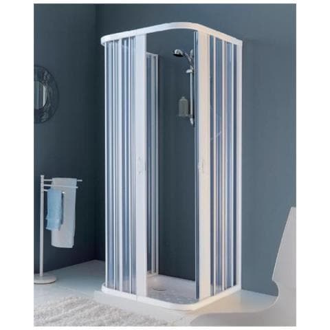 Box Doccia Con Apertura Centrale In Pvc Brixo Modello Orca 80 X 80 X 80 Cm. - Foto 4