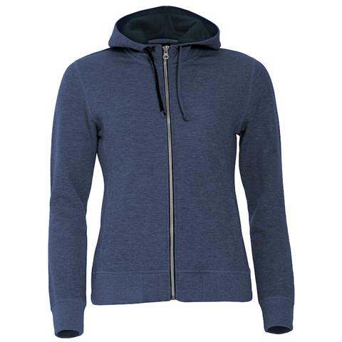 Classic Hoody Full Zip Lady Blu Melange Xl - Foto 1