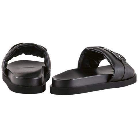 Gemma Slippers Ciabatte Pelle Scarpe Donna Nero Eu 36, 3-100810 0100 - Foto 3