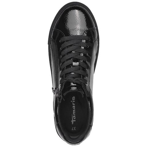 Sneaker Low Black Patent Sneakers Sintetico E Tessile Scarpe Donna Nero Eu 40, 1-23313-41 018 - Foto 3