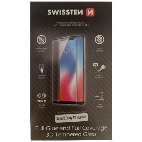Ultra Durable 3d Full Glue Glass, Samsung G975 Galaxy S10+, Black, Blister (64701837) - Foto 1