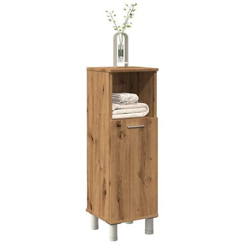 Armadietto Bagno Artigianale 30x30x95 Cm In Legno Multistrato - Foto 1