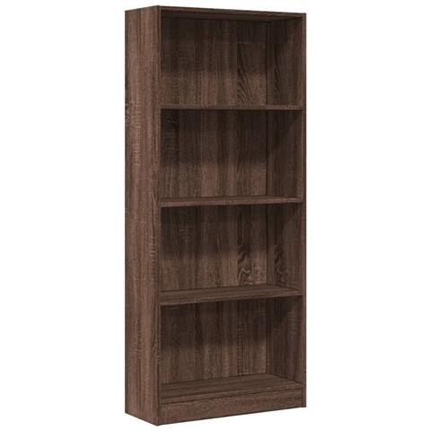 Libreria Rovere Marrone 60x24x143 Cm In Legno Multistrato - Foto 2