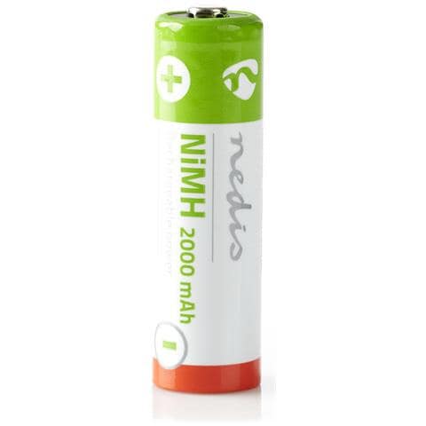 Set Di 4 Batterie Ricaricabili Nimh Aa 1.2v Dc 2000mah Precaricate, - Foto 1