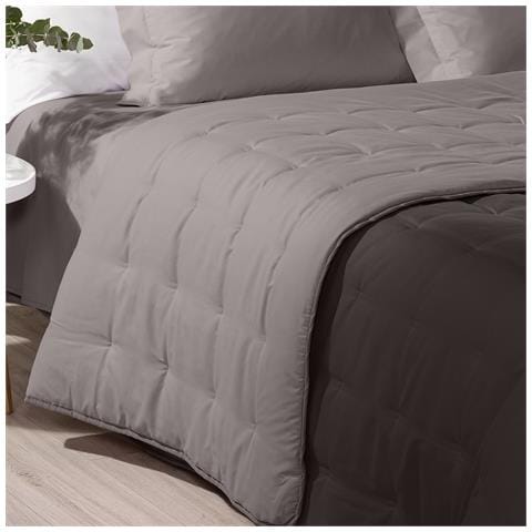 Calduccia Mia In Microfibra Colore Grigio Misura Matrimoniale - Foto 2