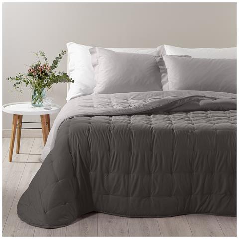 Calduccia Mia In Microfibra Colore Grigio Misura Matrimoniale - Foto 4