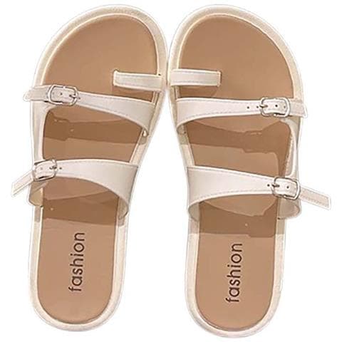 Ciabatte Da Donna A radito Bianche In Pvc, Comode E Antiscivolo, Ideali Per Spiaggia E Uso Quotidiano S - Foto 1