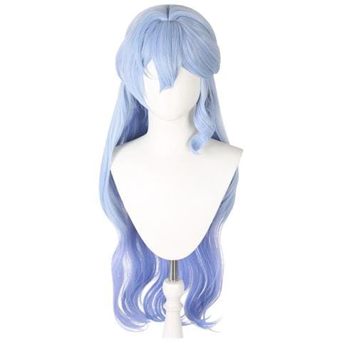 Parrucca Cosplay Azzurro Cielo - Fibra Ad Alta Temperatura, Regolabile, Per Giochi Di Ruolo Anime - Foto 1